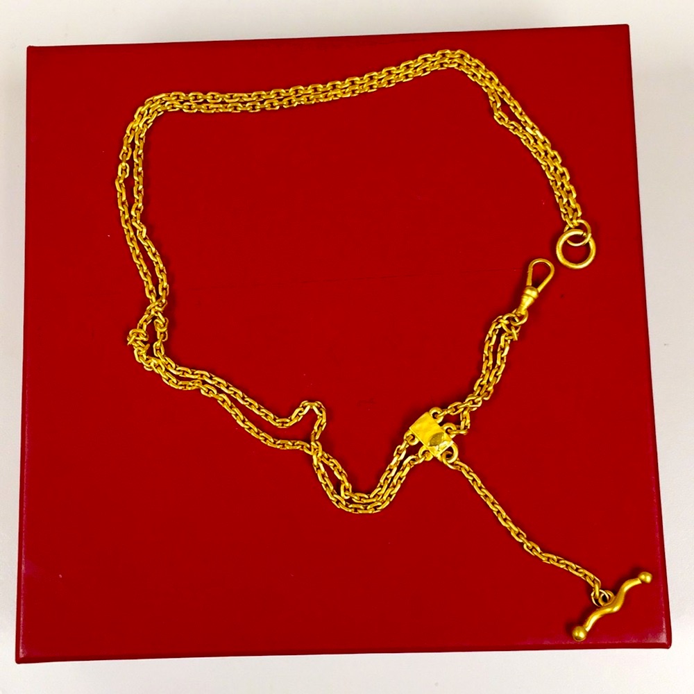 Karl Lagerfeld Signature Vintage Necklace Rare 599$